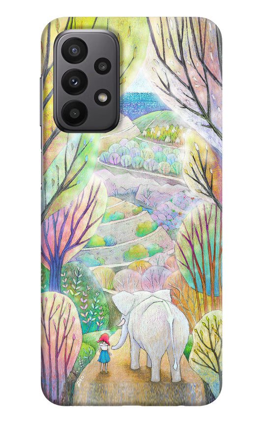 Nature Painting Samsung A23 Hard Case Back Cover by Casekaro