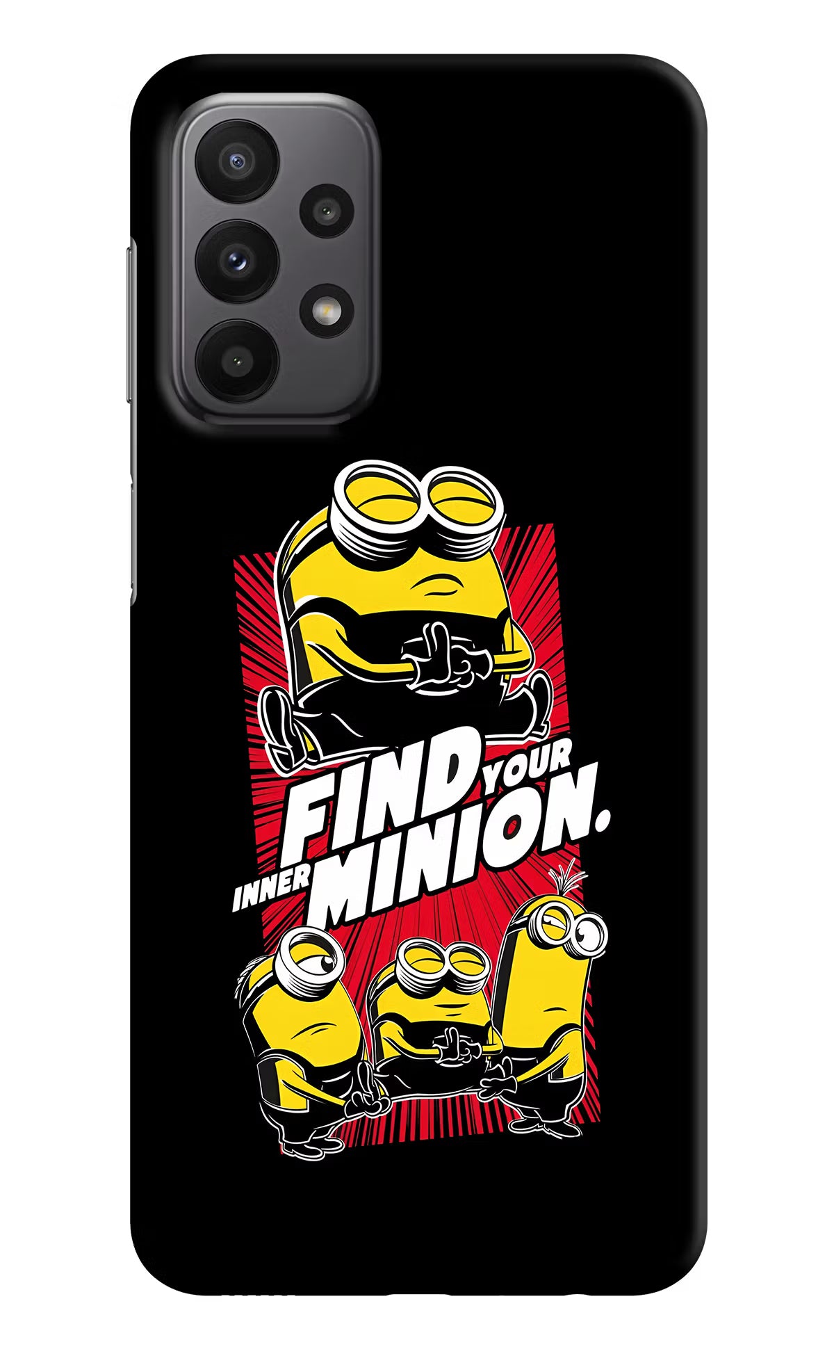 Find your inner Minion Samsung A23 Hard Case Back Cover by Casekaro