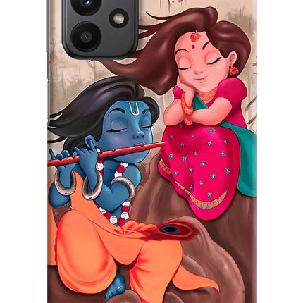 Radhe Krishna Samsung A23 Hard Case Back Cover by Casekaro