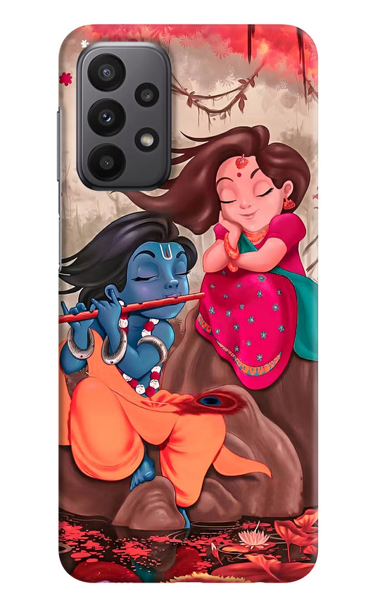 Radhe Krishna Samsung A23 Hard Case Back Cover by Casekaro