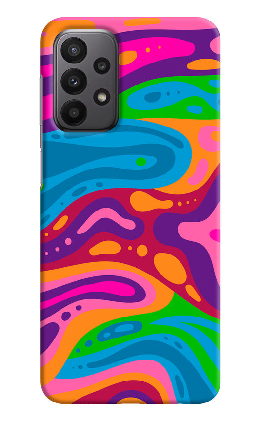 Trippy Pattern Samsung A23 Hard Case Back Cover by Casekaro