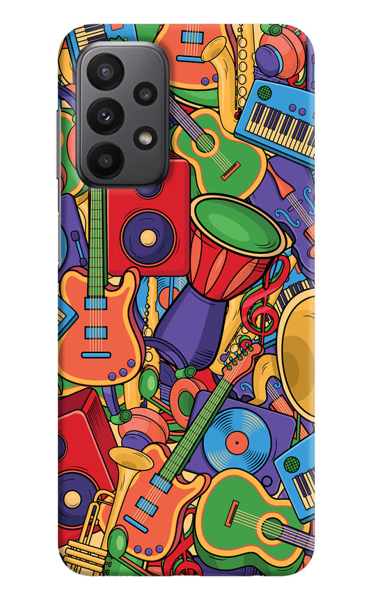 Music Instrument Doodle Samsung A23 Hard Case Back Cover by Casekaro