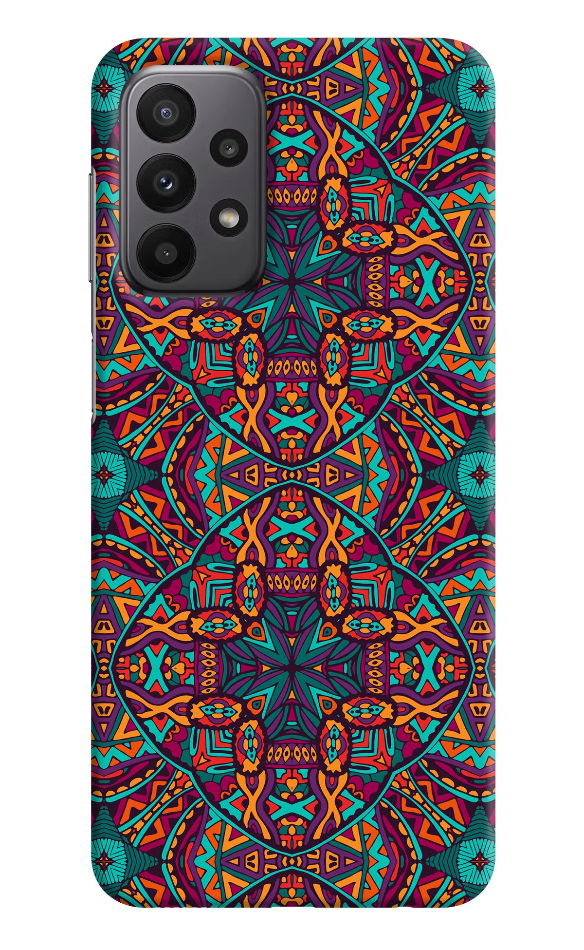 Colour Mandala Samsung A23 Hard Case Back Cover by Casekaro