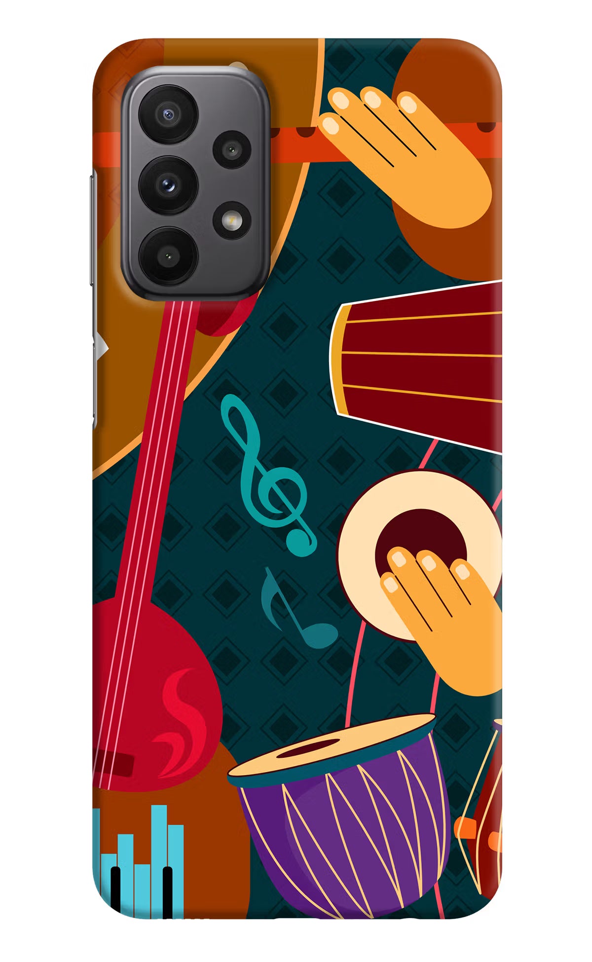 Music Instrument Samsung A23 Hard Case Back Cover by Casekaro
