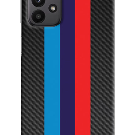 BMW Stripes Pattern Samsung A23 Hard Case Back Cover by Casekaro