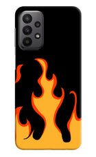 Fired Up – Black Samsung A23 Hard Case Back Cover by Casekaro