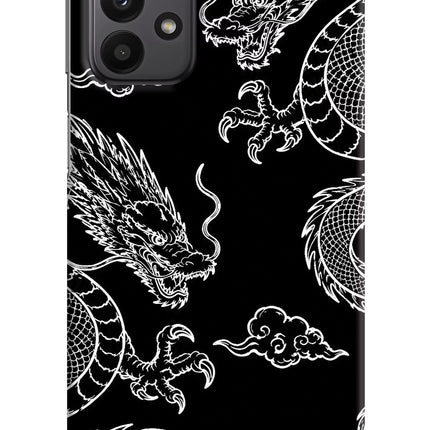 Twin Dragons Samsung A23 Hard Case Back Cover by Casekaro