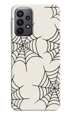 Spider Web Samsung A23 Hard Case Back Cover by Casekaro