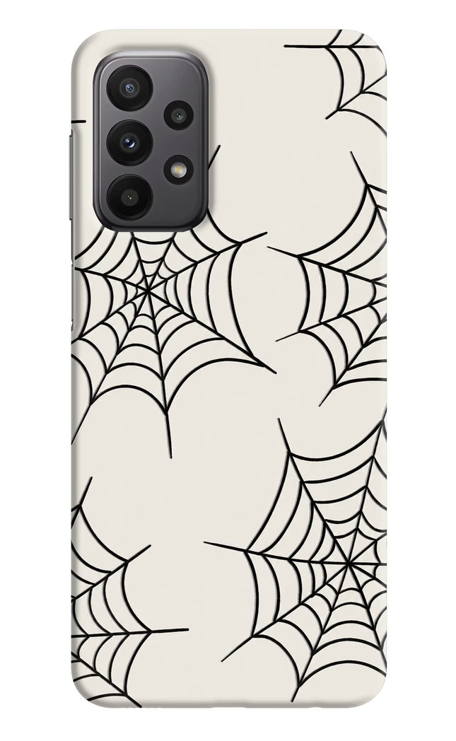 Spider Web Samsung A23 Hard Case Back Cover by Casekaro