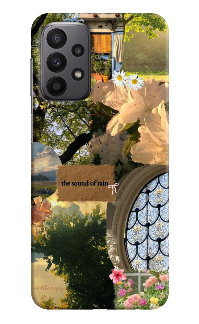Rain Samsung A23 Hard Case Back Cover by Casekaro