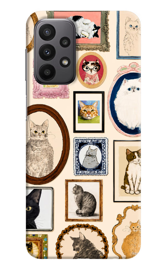 Mirror Cats Samsung A23 Hard Case Back Cover by Casekaro