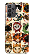 Cool Cat Samsung A23 Hard Case Back Cover by Casekaro