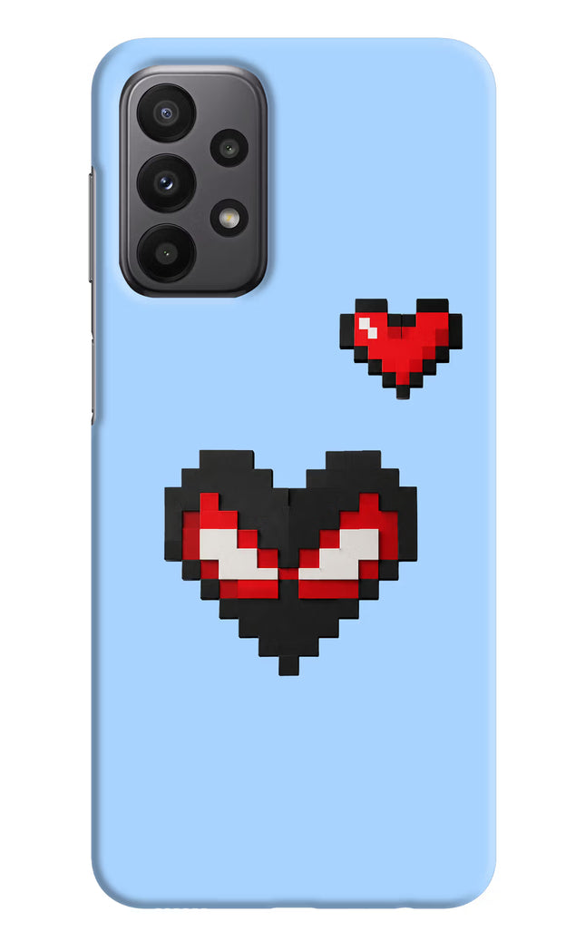 Peter Heart Samsung A23 Hard Case Back Cover by Casekaro