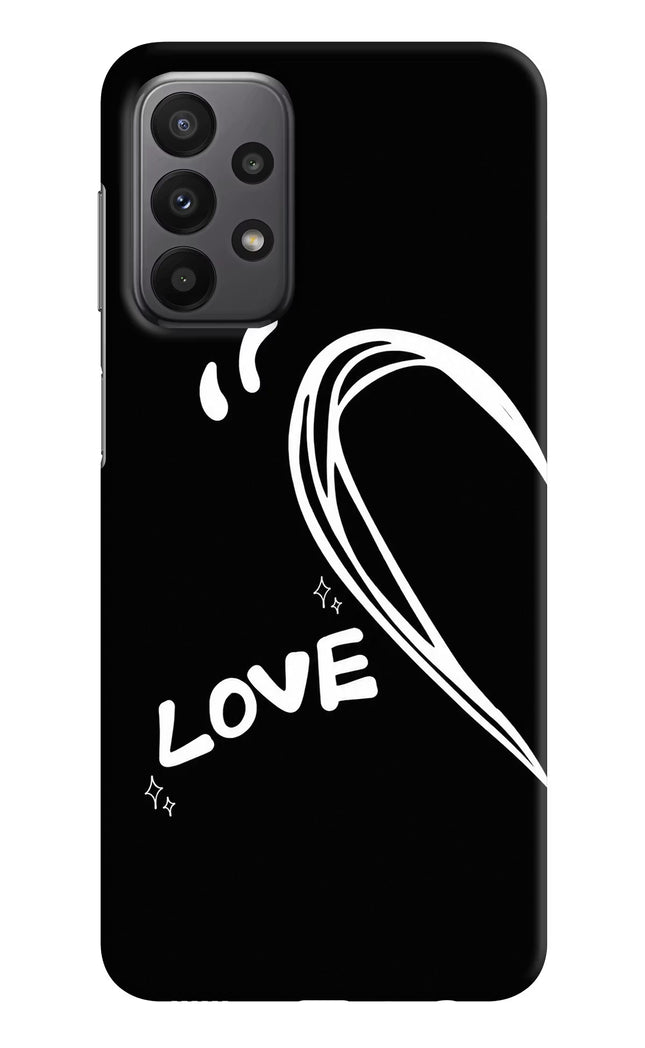 Love Line Samsung A23 Hard Case Back Cover by Casekaro
