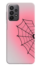 Pink Web Samsung A23 Hard Case Back Cover by Casekaro