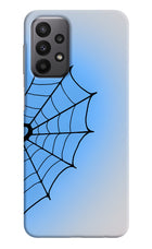 Blue Web Samsung A23 Hard Case Back Cover by Casekaro