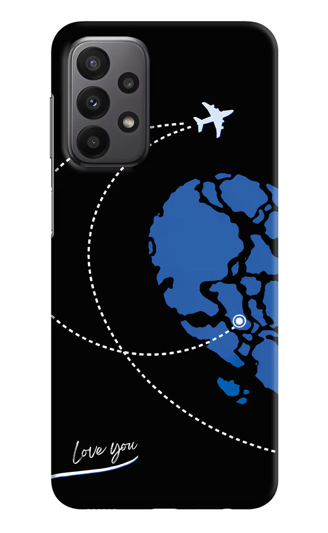 Love Orbit Samsung A23 Hard Case Back Cover by Casekaro