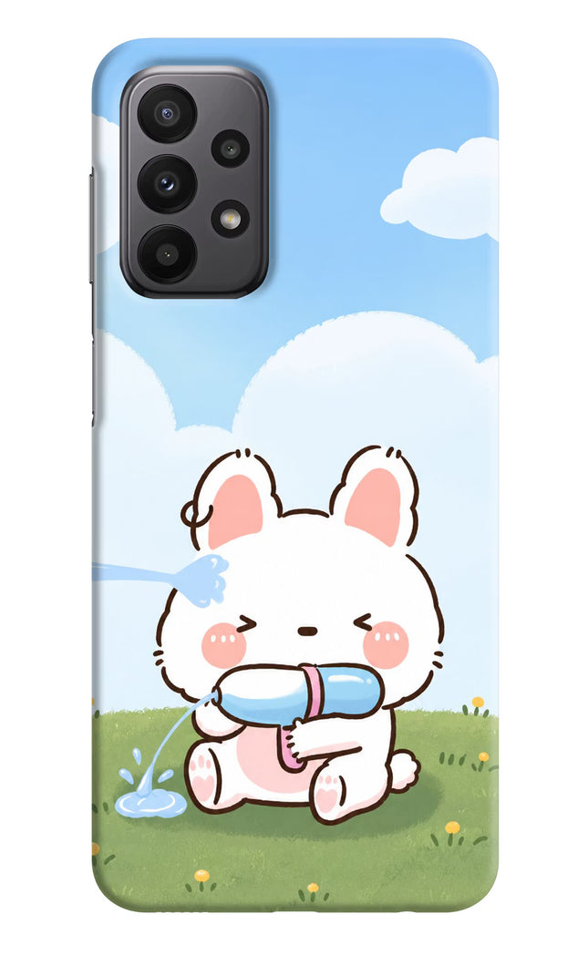Bunny Treat Samsung A23 Hard Case Back Cover by Casekaro
