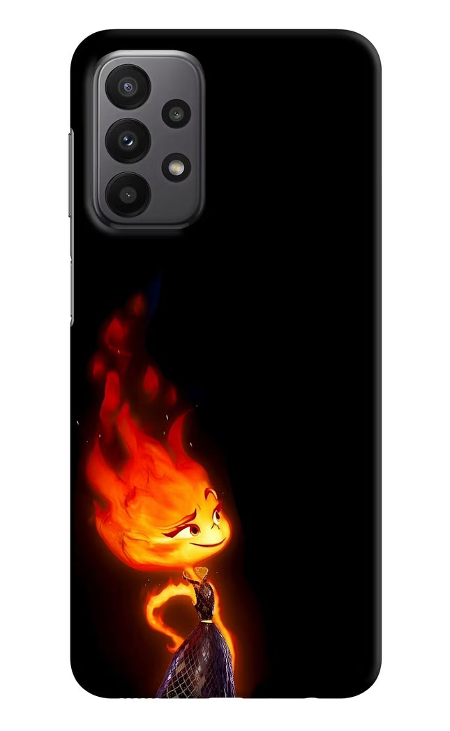 Ember Flame Samsung A23 Hard Case Back Cover by Casekaro