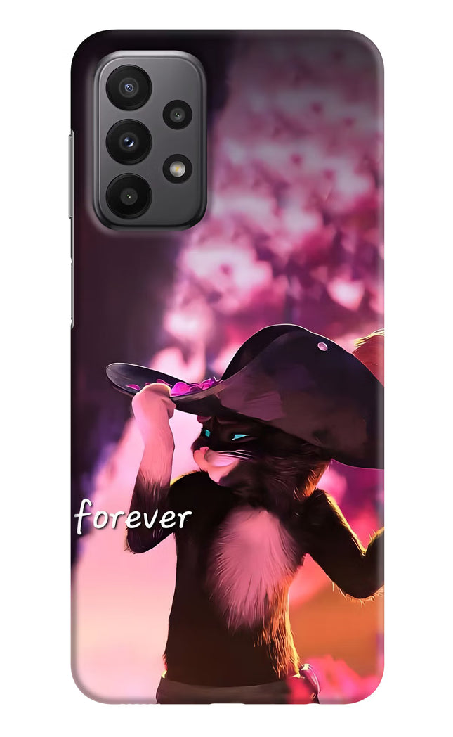 Forever Cat Samsung A23 Hard Case Back Cover by Casekaro