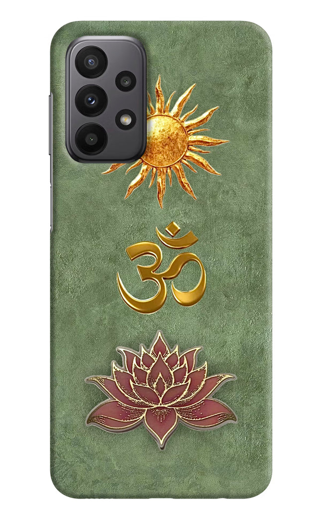 Om & Lotus Samsung A23 Back Cover