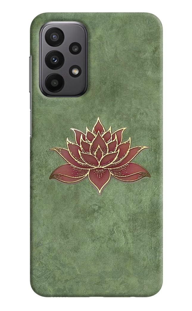 Lotus Grace Samsung A23 Hard Case Back Cover by Casekaro