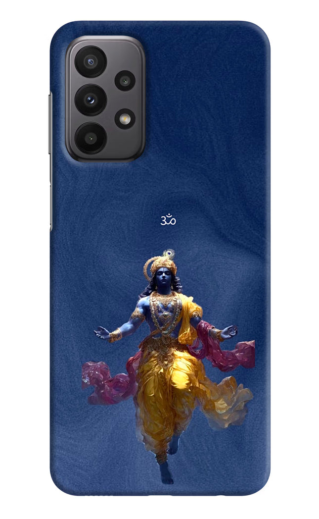 Cosmic Krishna Samsung A23 Hard Case Back Cover by Casekaro