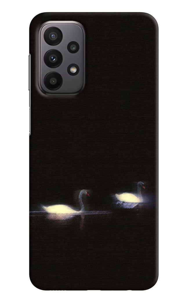 Silent Swans Samsung A23 Hard Case Back Cover by Casekaro