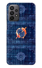 Koi Blue Samsung A23 Hard Case Back Cover by Casekaro