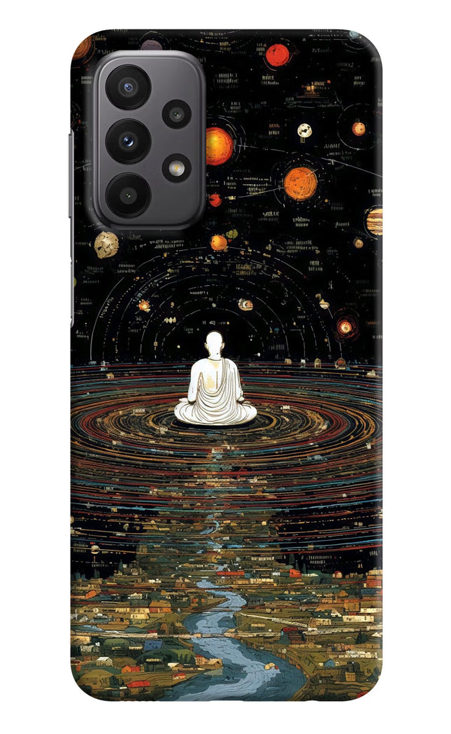 Space Monk Samsung A23 Hard Case Back Cover by Casekaro