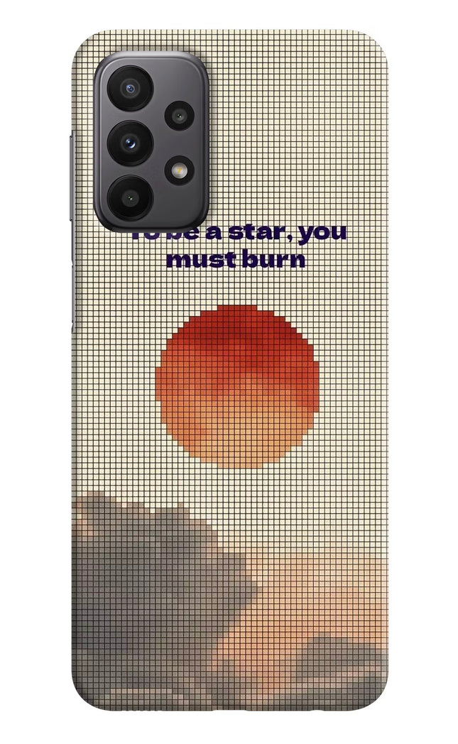 Pixel Sun Samsung A23 Hard Case Back Cover by Casekaro
