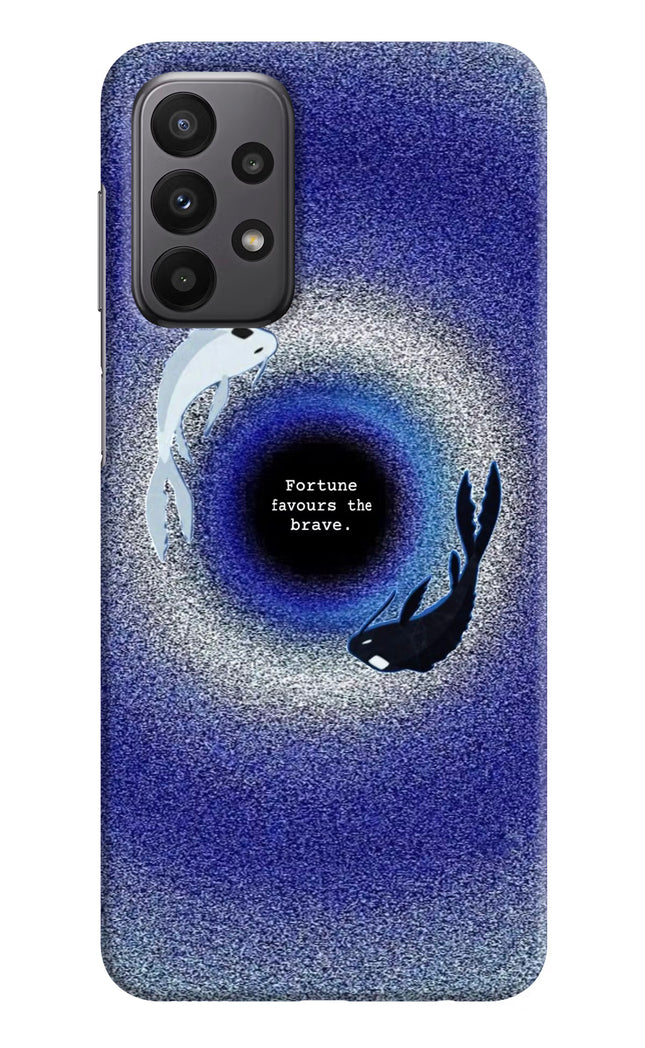 Dark Koi Samsung A23 Hard Case Back Cover by Casekaro