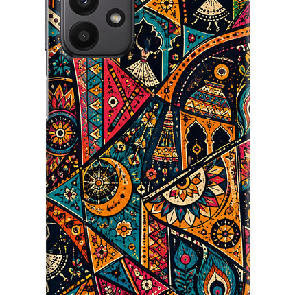 Folk Print Samsung A23 Back Cover