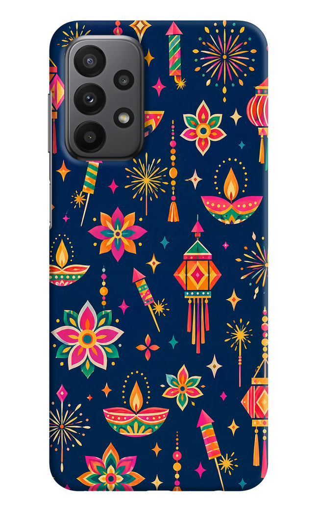 Festive Pop Samsung A23 Hard Case Back Cover by Casekaro