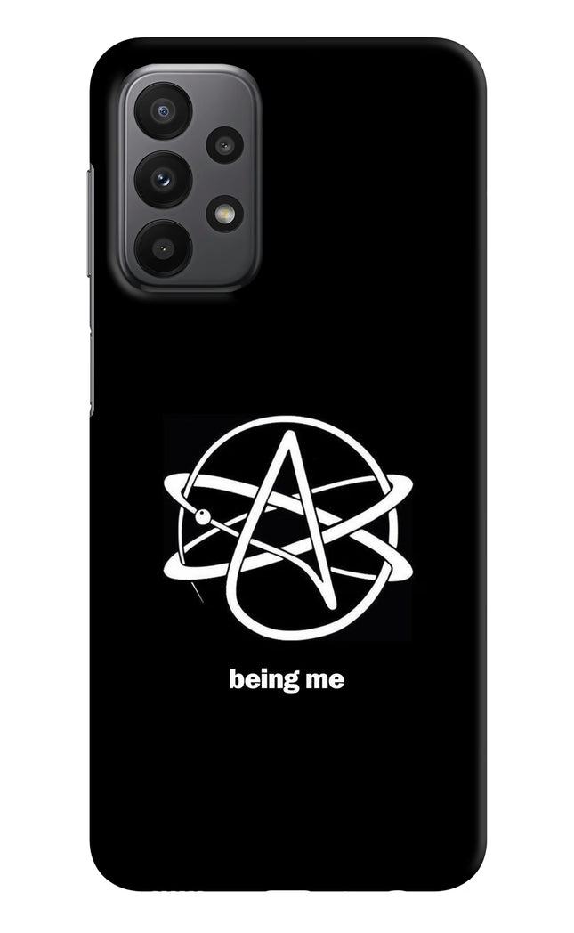 Atheist Symbol Samsung A23 Hard Case Back Cover by Casekaro