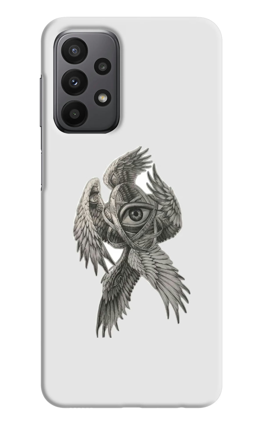 Accurate Angel Samsung A23 Back Cover, Hard case