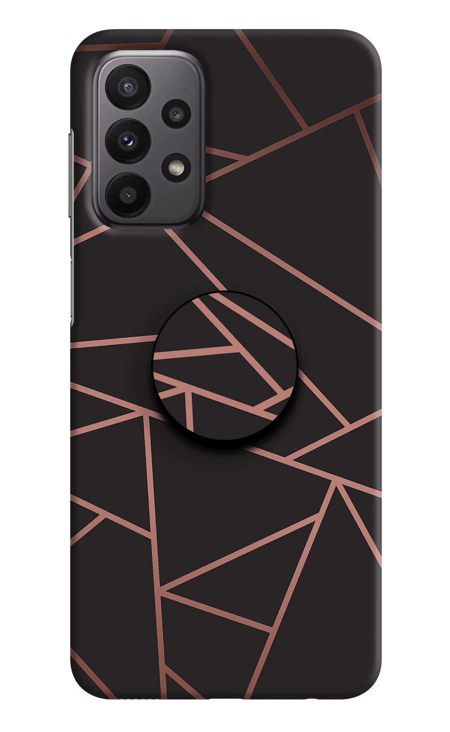 Geometric Pattern Samsung A23 Pop Case, Hard case
