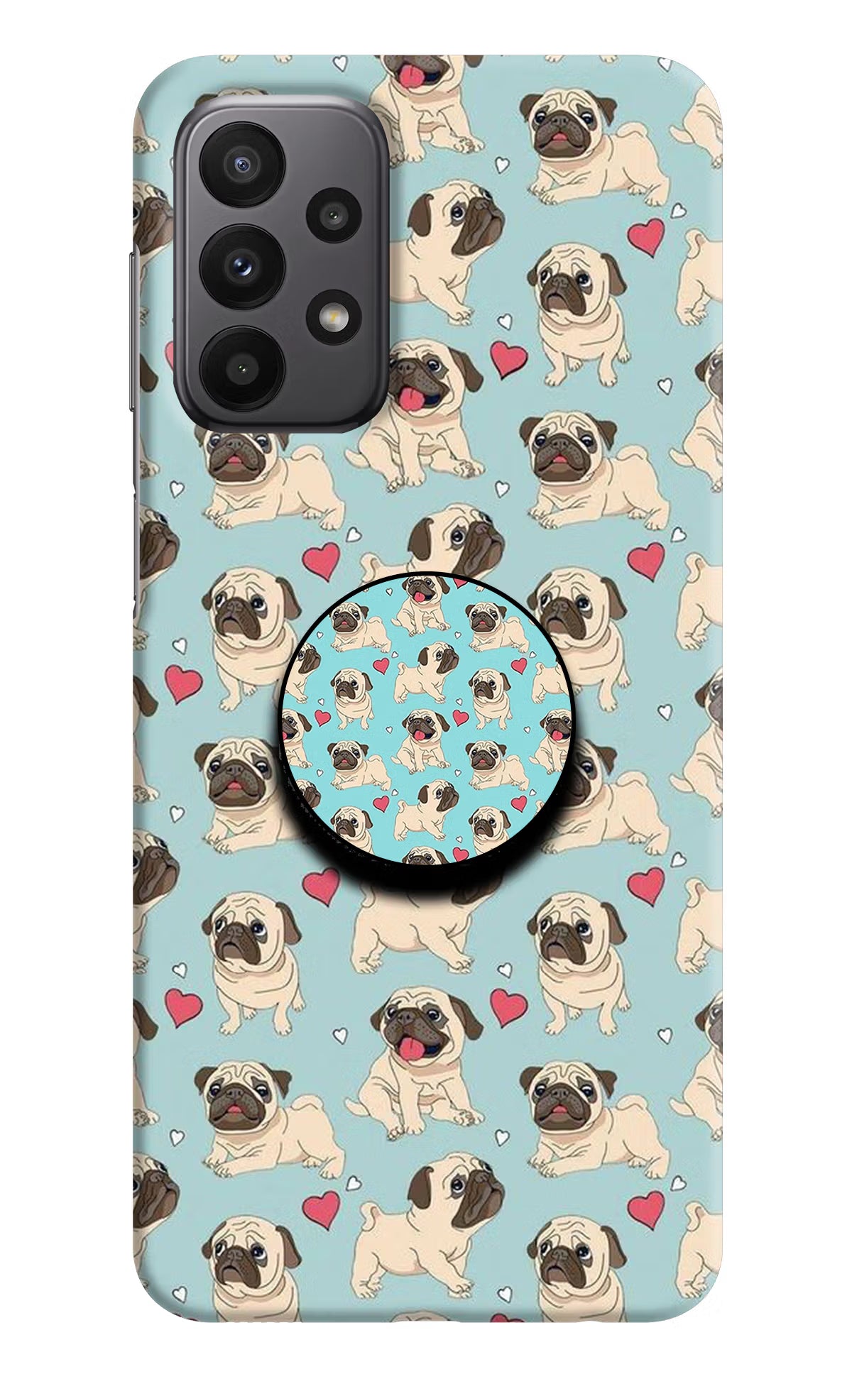 Pug Dog Samsung A23 Pop Case by Casekaro