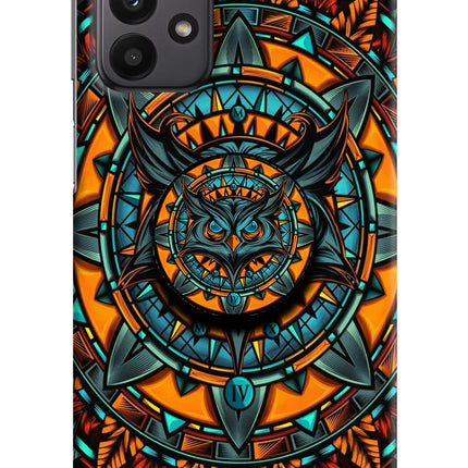 Angry Owl Samsung A23 Pop Case by Casekaro