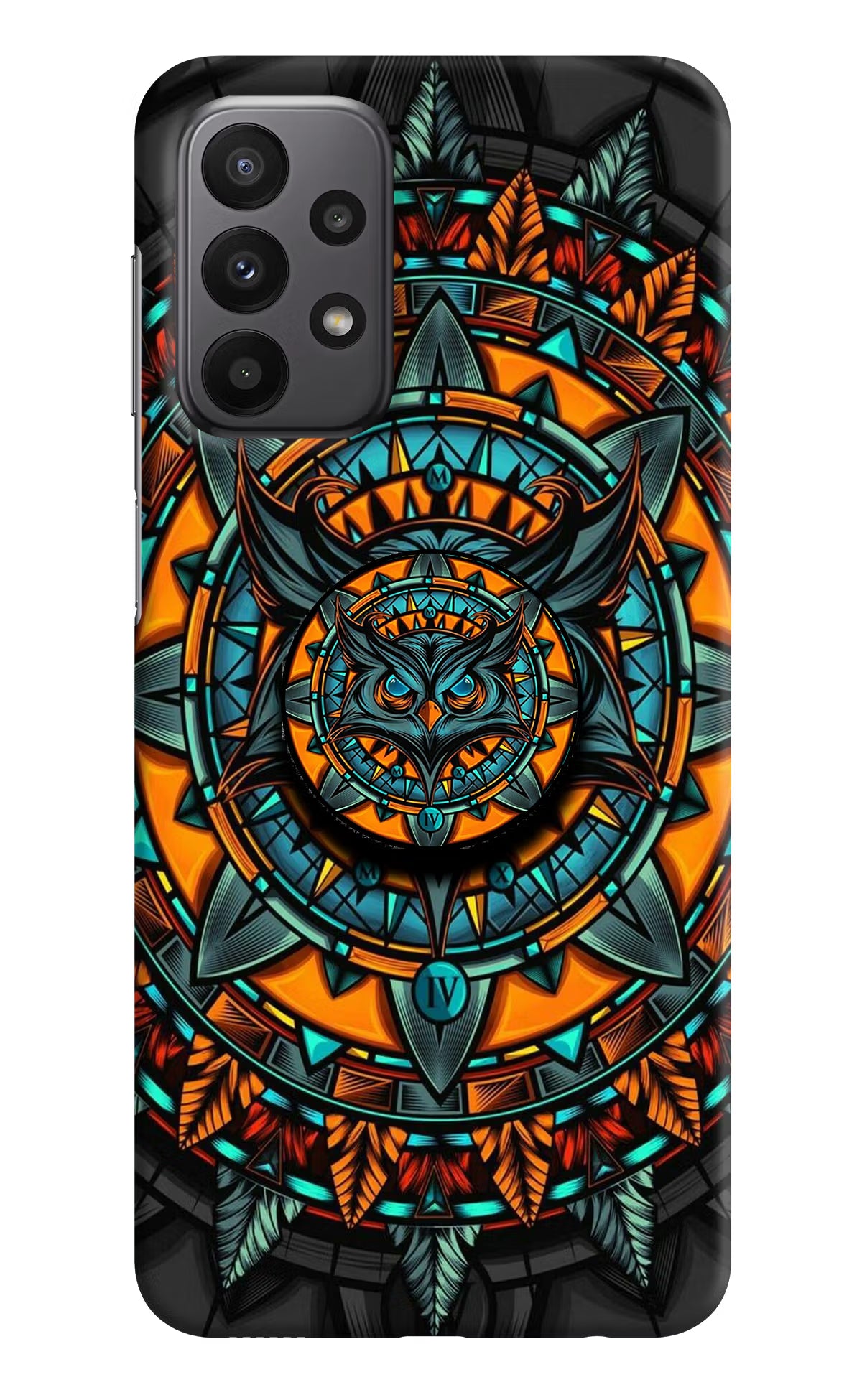 Angry Owl Samsung A23 Pop Case by Casekaro