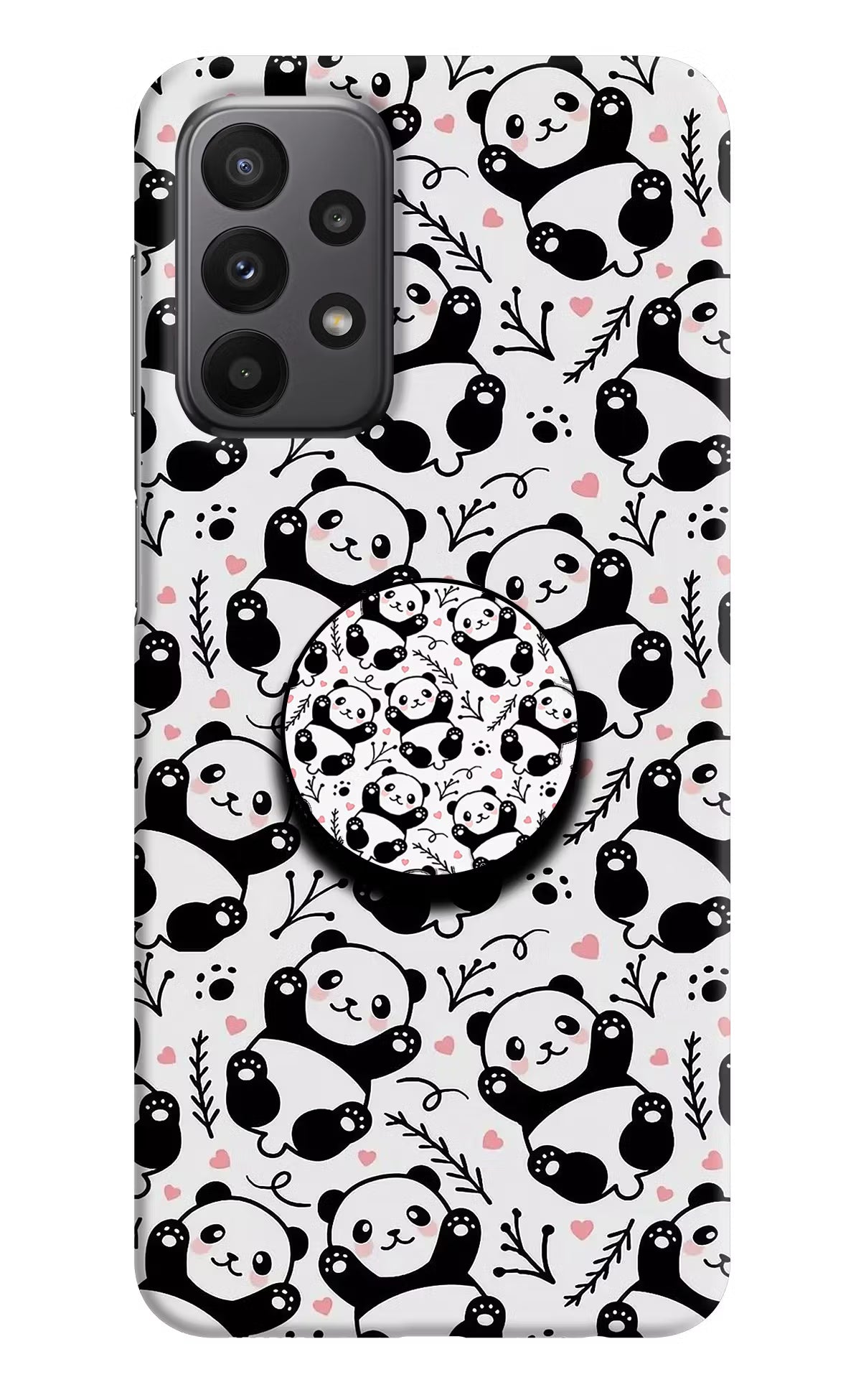 Cute Panda Samsung A23 Pop Case by Casekaro