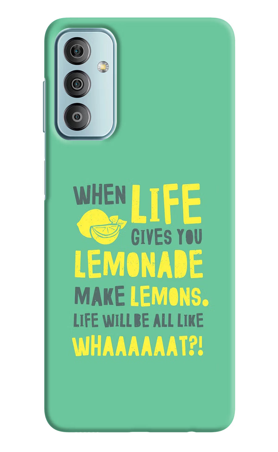 Quote Samsung F23 5G Back Cover, Hard case