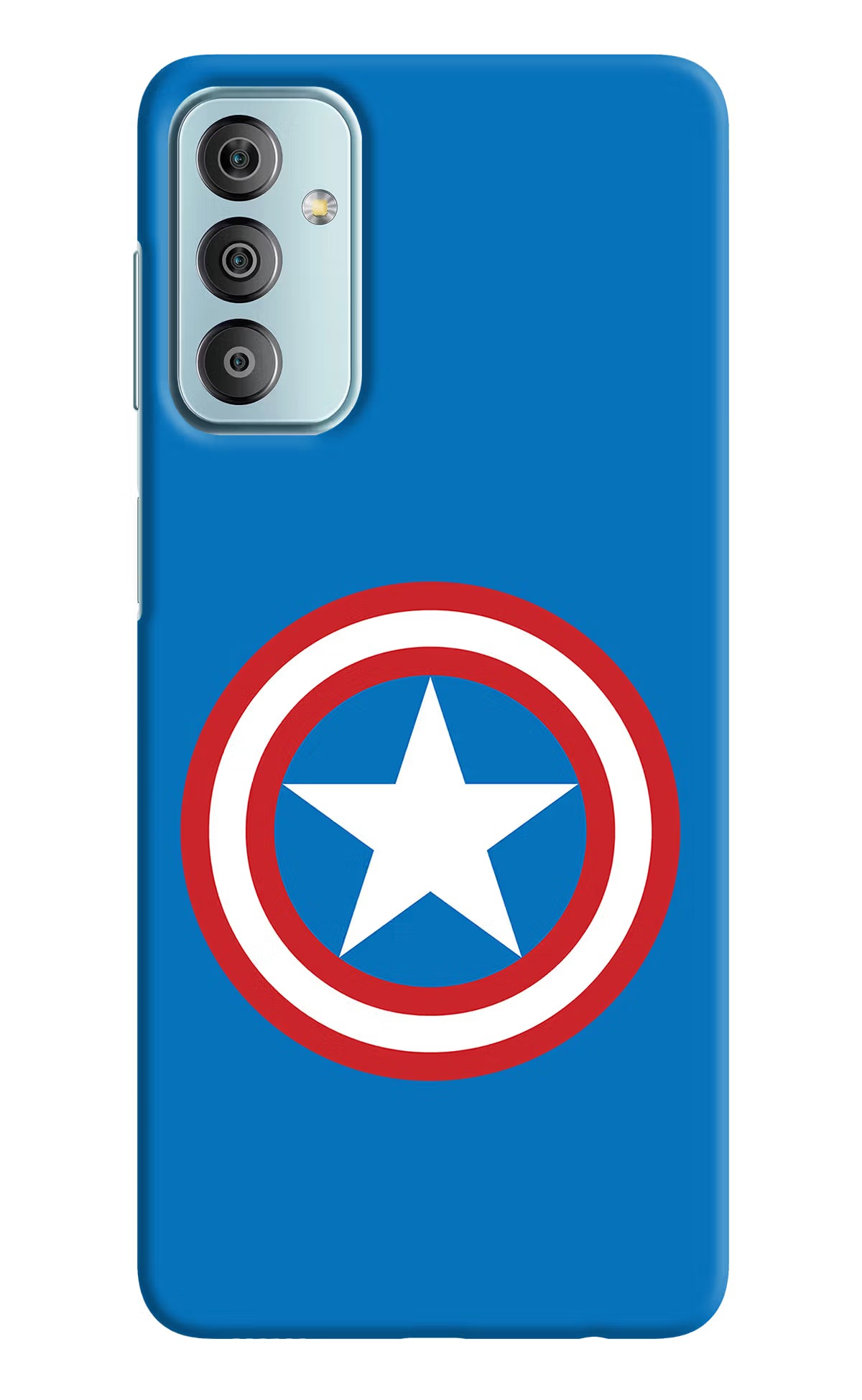Captain America Logo Samsung F23 5G Hard Case Back Cover by Casekaro