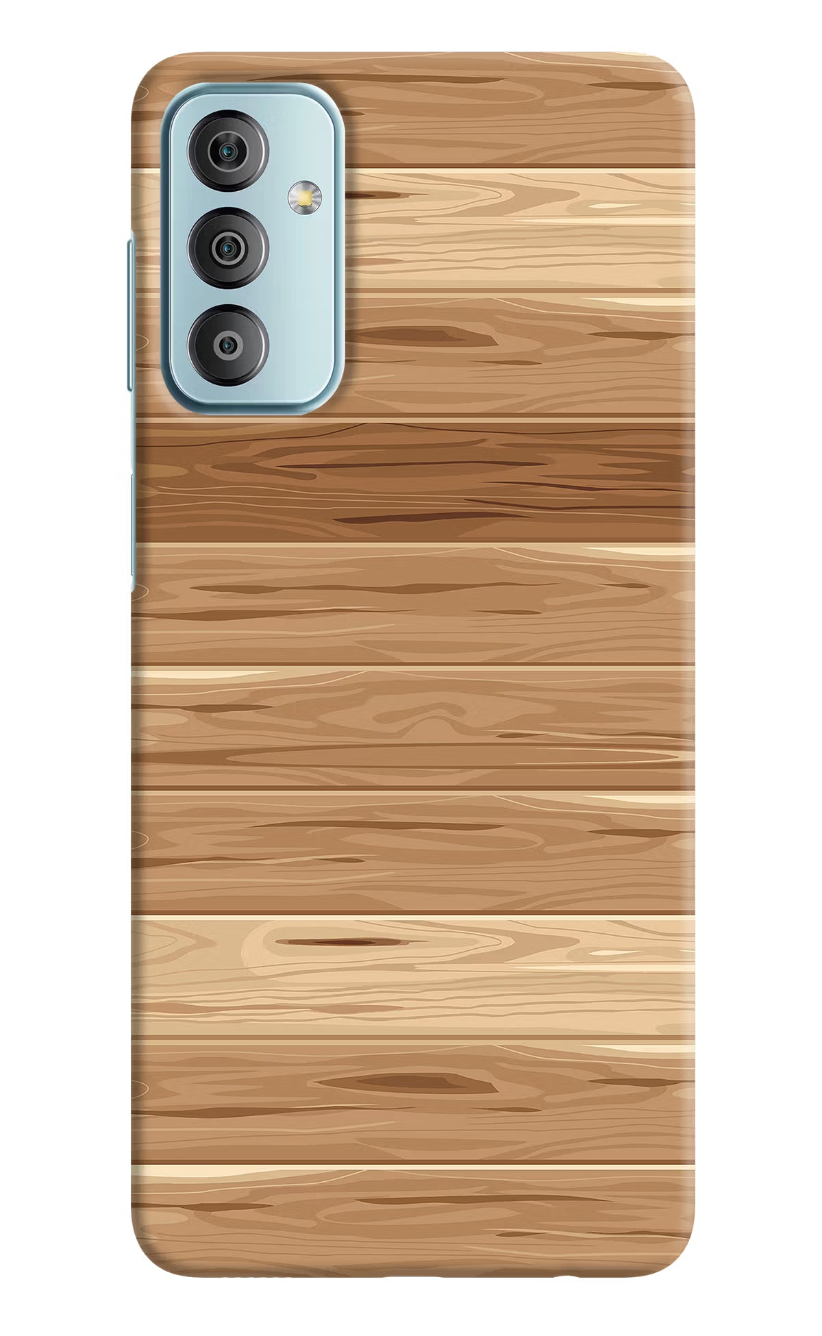 Wooden Vector Samsung F23 5G Hard Case Back Cover by Casekaro