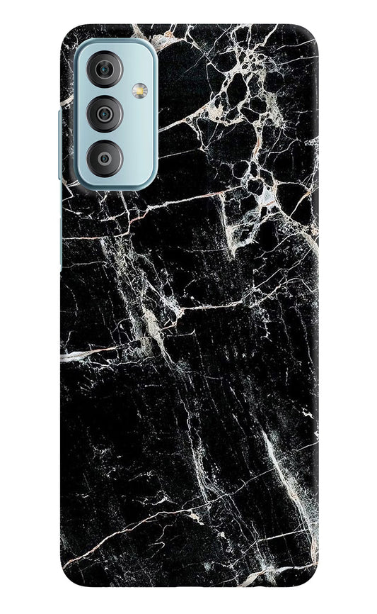 Black Marble Texture Samsung F23 5G Hard Case Back Cover by Casekaro