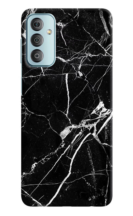 Black Marble Pattern Samsung F23 5G Hard Case Back Cover by Casekaro