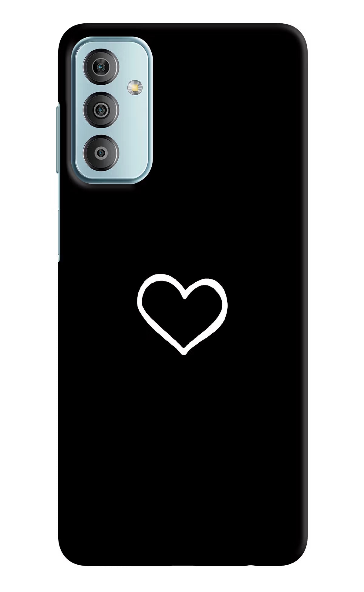 Heart Samsung F23 5G Hard Case Back Cover by Casekaro