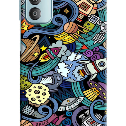 Space Abstract Samsung F23 5G Hard Case Back Cover by Casekaro