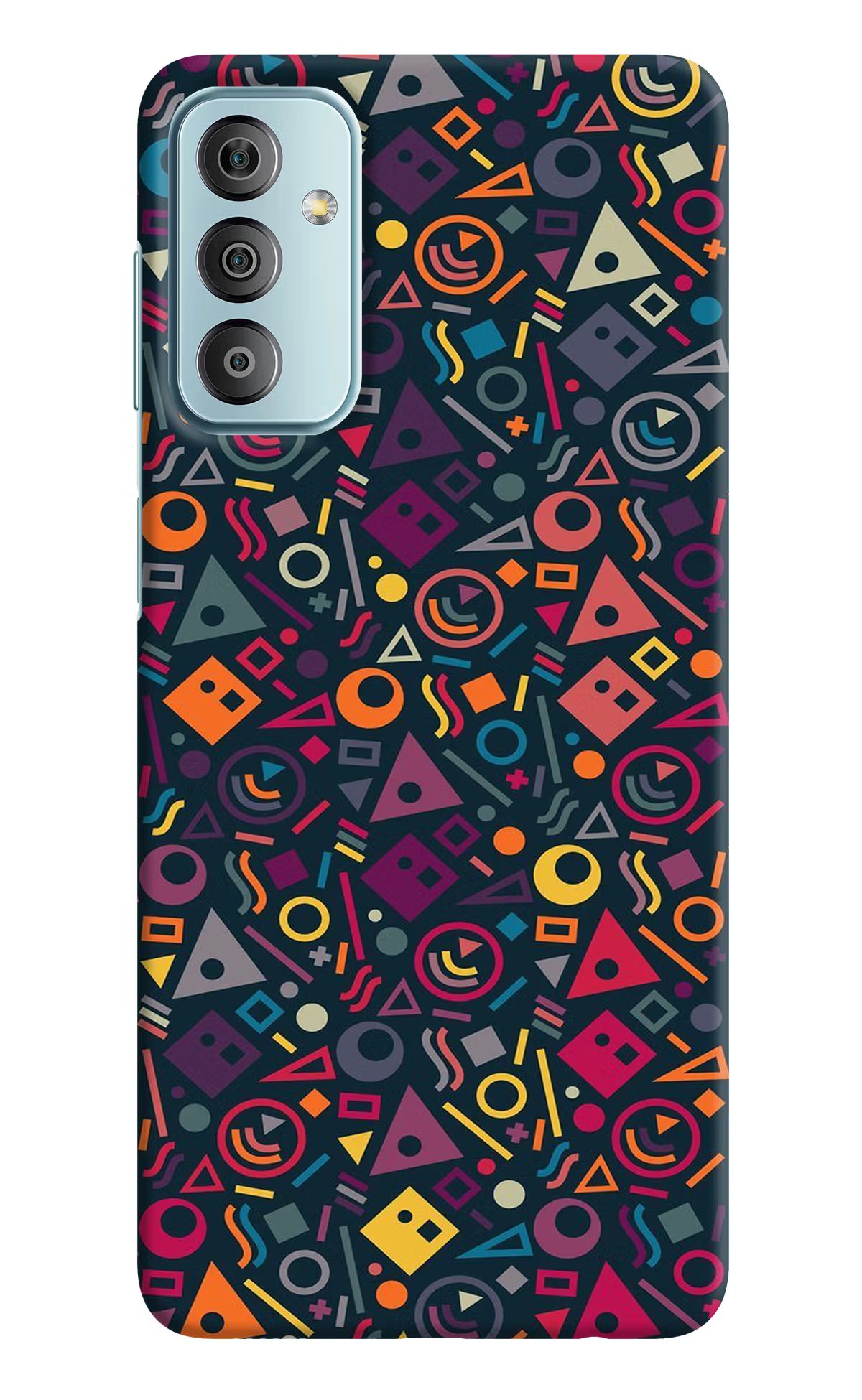 Geometric Abstract Samsung F23 5G Hard Case Back Cover by Casekaro