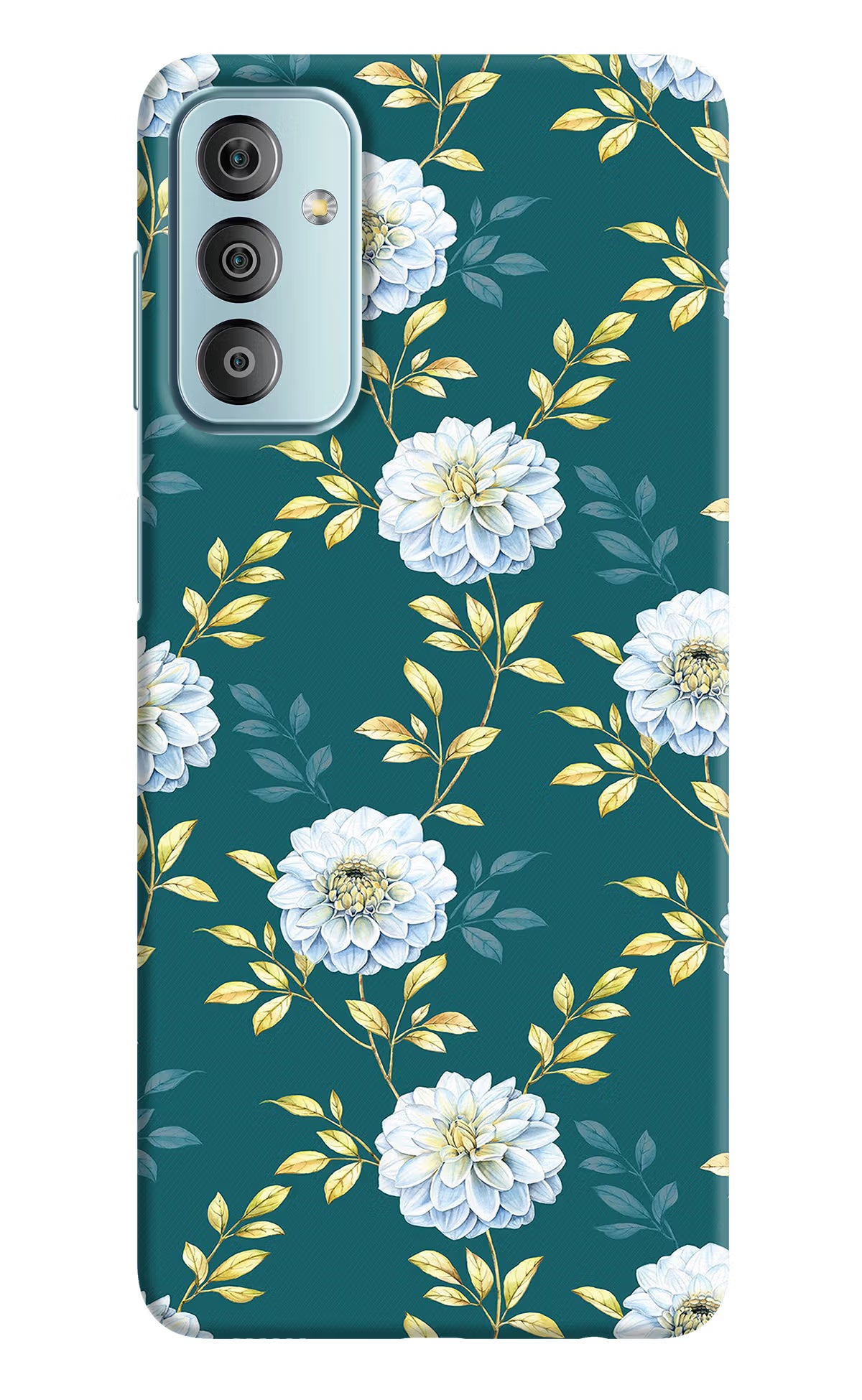 Flowers Samsung F23 5G Hard Case Back Cover by Casekaro